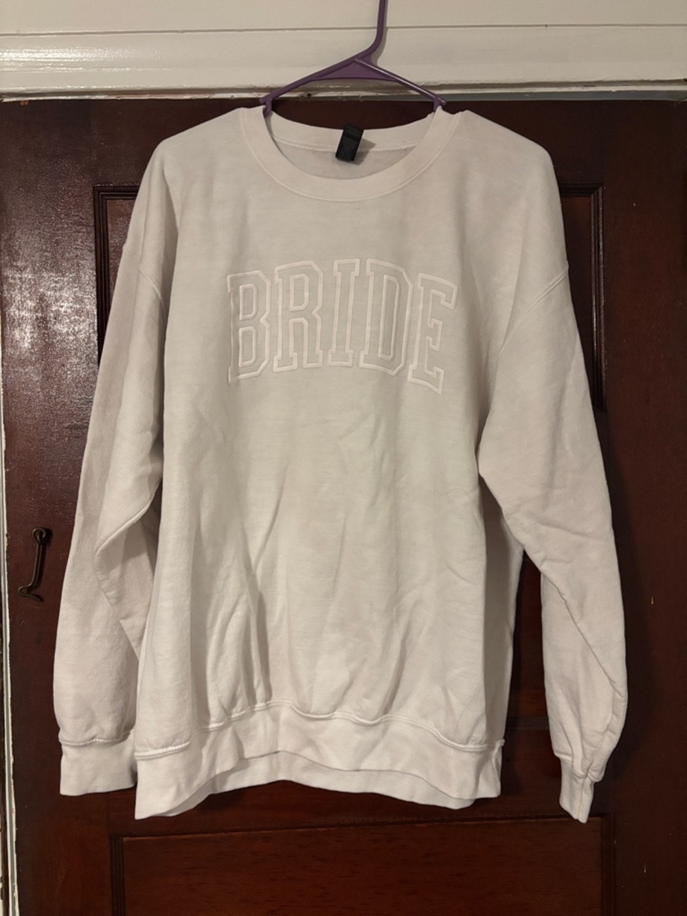 Bride Crewneck Sweatshirt - White